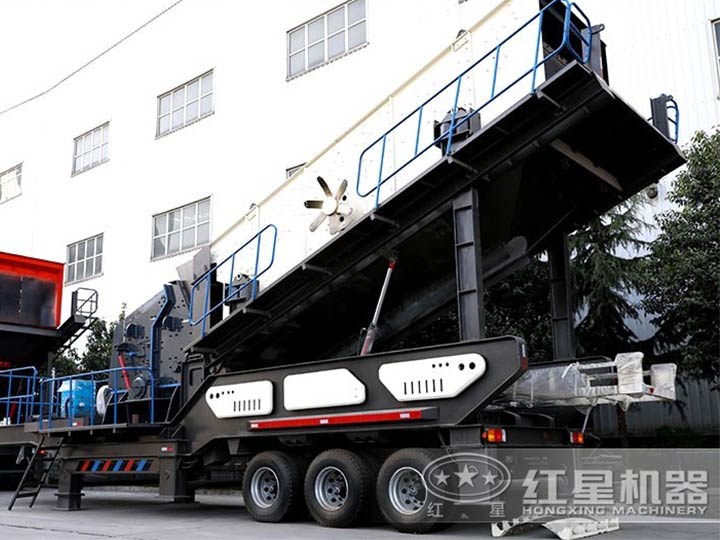 車載廢舊混凝于處理機(jī)--車載移動反擊破，二段破碎環(huán)保