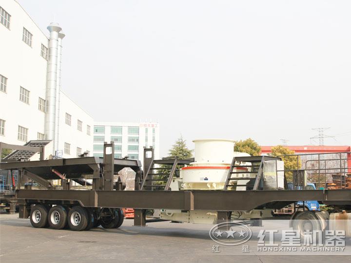 移動(dòng)柴油打砂機(jī)，可一鍵智能操作，液壓控制