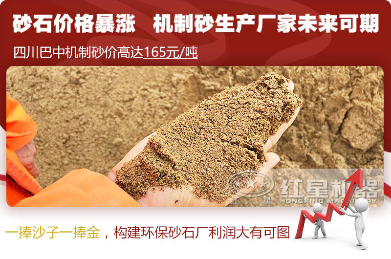機(jī)制砂價格上漲，合理構(gòu)建環(huán)保砂石廠更賺錢